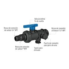 Foset ATIN-001, Multiconector polipropileno para tinaco, con ...