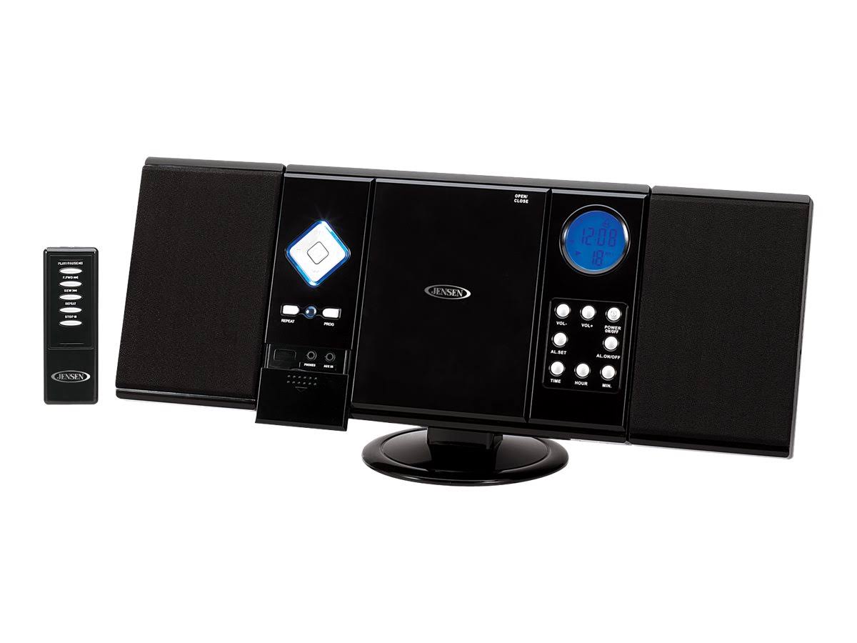 Jensen JMC-180 Wall-Mountable CD System with Am/Fm Stereo Receiver