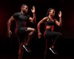high resolution gym workout sharp focus clear photography, AI generated