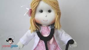 Boneca de Pano Lutadora 40 cm. R$ 118,00 - boneca-de-pano-medica-40-cm-medica
