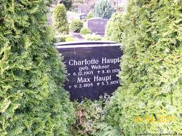 Grab von Max Haupt (09.02.1905-05.03.1979), Friedhof Norden-neuer ...