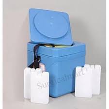 Vaccine Carrier Box 1.6 Liters With 4 Pcs Ice pack Fast ...