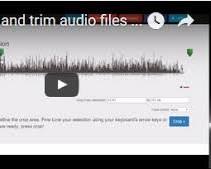 Image de Audio Trimmer online MP3 cutter