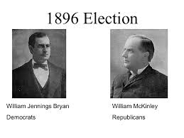 Image result for election of 1896 bryan