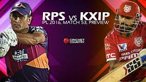 Image result for Rising Pune Supergiants vs Kings XI Punjab