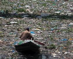 Image of polluted river