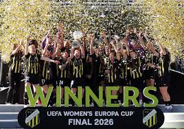 Campeonas de Europa: el Häcken conquista la primera Europa Cup