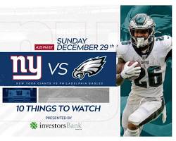 Image of New York Giants vs Philadelphia Eagles