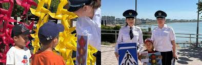 Полицейские рассказали детям о безопасности на дорогах Актау