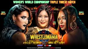 Iyo Sky vs. Bianca Belair vs. Rhea Ripley: WrestleMania 41 Triple Threat