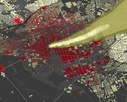 Washington, D.C. nuclear explosion simulation