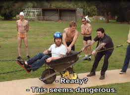 Got to love abit of jackass | We Heart It | funny, jackass, and quote via Relatably.com