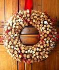 How to make a cork wreath