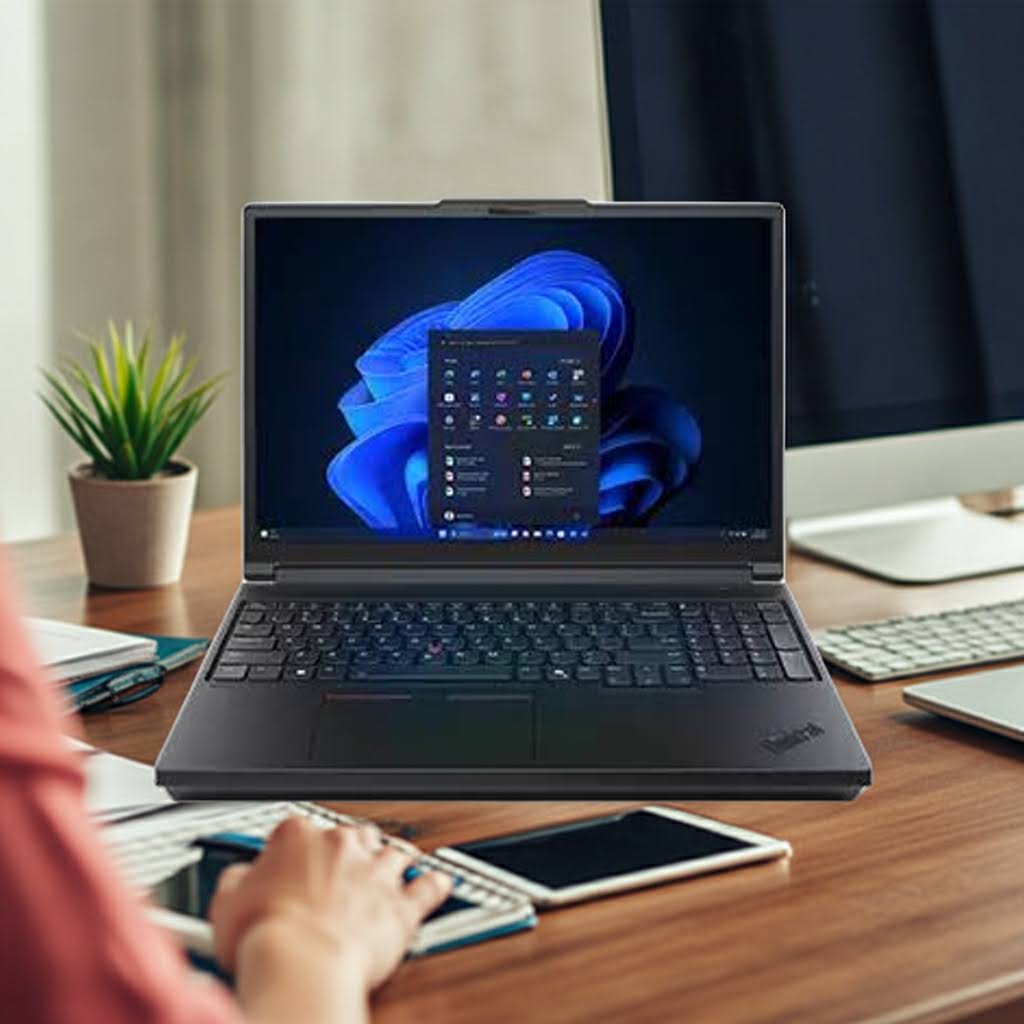 Lenovo ThinkPad P16 Gen 3 Intel® Core™ Ultra 9 285HX vPro® Prozessor (E-Kerne bis zu 4,60 GHz P-Kerne bis zu 5,50 GHz)/Windows 11 Pro 64/1 TB SSD M.2 2280 PCIe 5.0 Performance TLC Opal