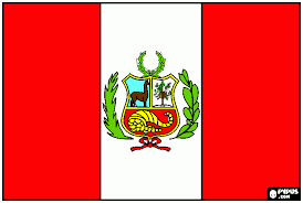 Resultado de imagen para colorear bandera del peru on line