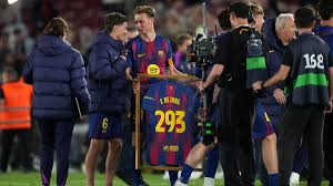 Frenkie de Jong pakt Nederlands record van Phillip Cocu af in 293e duel voor Barça