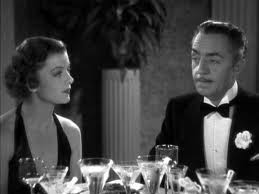 Myrna Loy and William Powell. Still from The Thin Man.