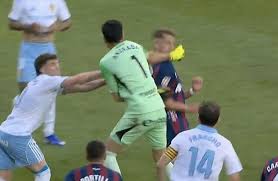 Impactante pelea en la liga española.