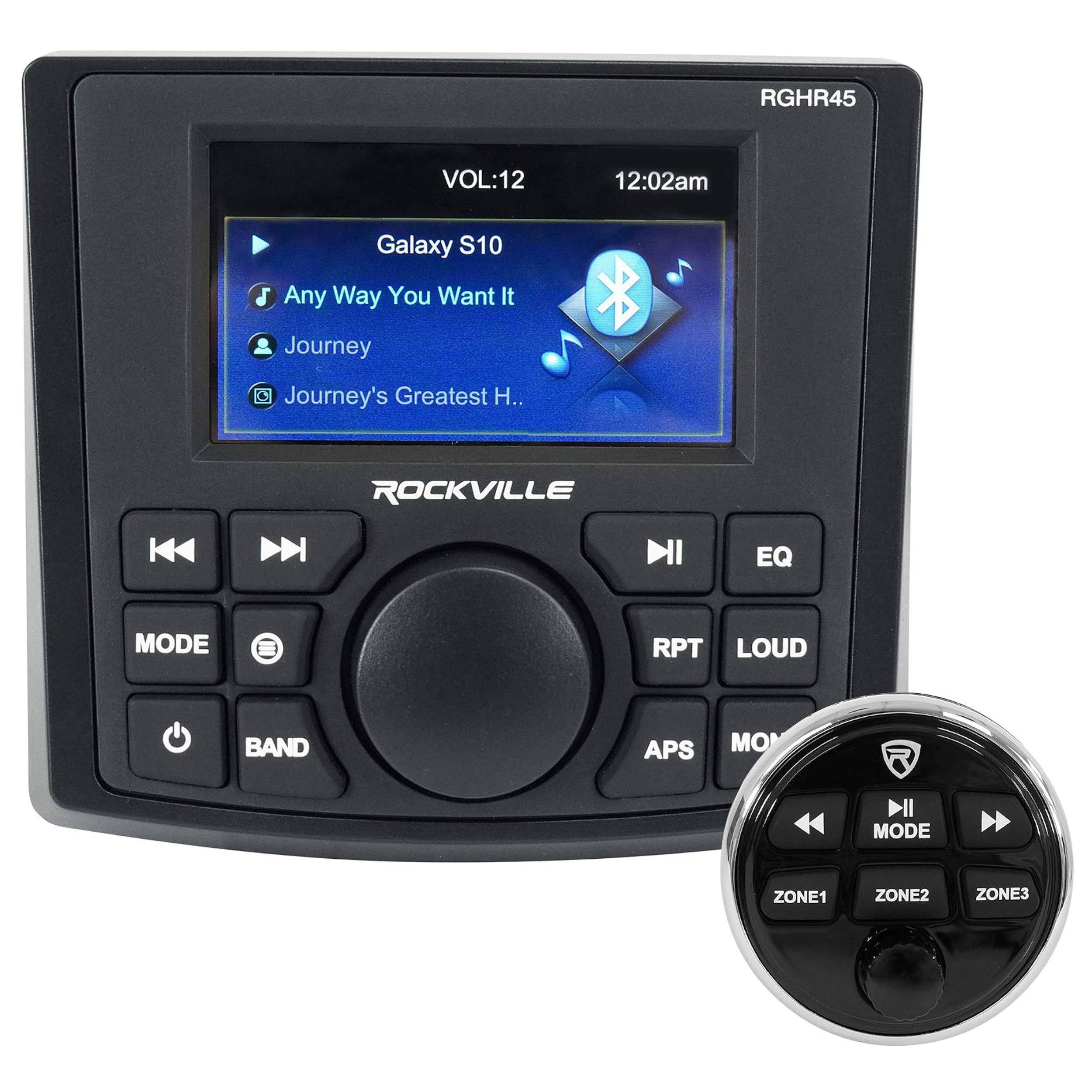 Rockville Rghr45 4 Zone Marine Receiver Tower Speakers