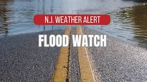 N.J. weather: Flood watch issued for 14 counties. Severe thunderstorms to slam state Tuesday.