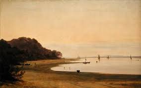 The shore of the Elbe - Marcus Johann Haeselich als Kunstdruck ...