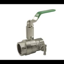 Female/Female chrome plated brass NF drain valve, with long ...