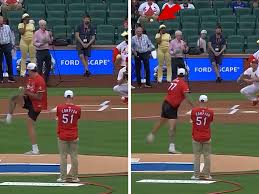 Taylor Lewan's Embarrassing First Pitch at Cardinals Game