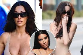 Bianca Censori: Sosie de Kim Kardashian en Tenue Audacieuse à Beverly Hills