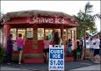 Shaved ice stand