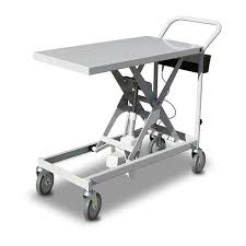 250kg Rated Electric Scissor Lift Trolley - 845mm Lift - Reflex ...