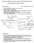 Mercruiser shift cable adjustment