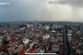Registra lluvias Zona Metropolitana del Valle de México