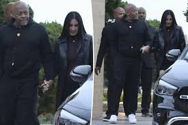 Dr. Dre, 61, holds hands with ‘The Valley’ star Michelle Saniei, 37, during unexpected date night