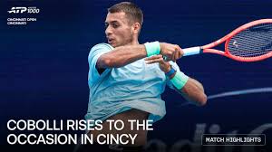 Cobolli ends Jodar's Cincinnati charge, powers into QFs