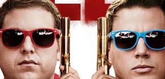 <b>New Red</b>-Band Trailer for 22 Jump Street with Channing Tatum &amp; Jonah Hill - 22-Jump-Street-Poster-slice-585x283