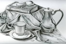 Image result for still life grid drawing