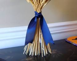 Wheat sheaves thanksgiving decoration