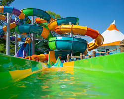 Image of Banzai Pipeline water slide at Six Flags Hurricane Harbor