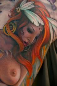 Tattoos - Jeff Gogue - sleeve close up. click to view large image &middot; email this page to a friend. fantasy girl, frazetta style, original, color, realistic - 252