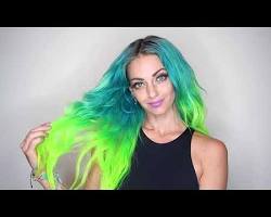 Image de Neon ombre hair