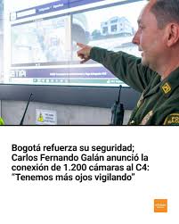 Bogotá Refuerza su Seguridad con Cámaras y Tecnología Avanzada