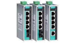 Moxa EDS-205A Ethernet Switch, Unmanaged, 5 Port, IP30 ...