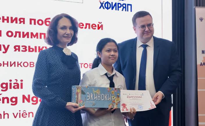 Trao giải cuộc thi Olympic Quốc tế tiếng Nga lần thứ III