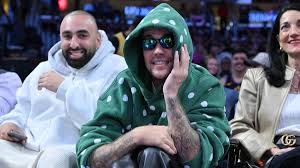 Justin Bieber Does Night Out Without Hailey Bieber at Lakers Game
