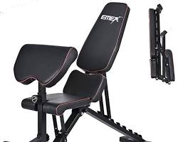 Image of Weight bench home gym equipment