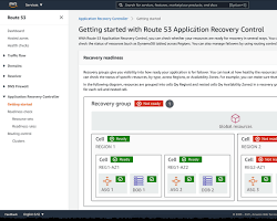 Image of AWS Application Recovery Controller Console showing the configuration of recovery settings