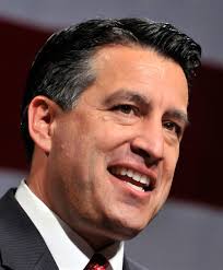 Republican Nevada Governor-elect Brian Sandoval gives his victory speech at the Nevada Republican Party&#39;s election results watch party at the Venetian ... - Brian%2BSandoval%2BSharron%2BAngle%2BNevada%2BRepublicans%2B05V6680ANMnl