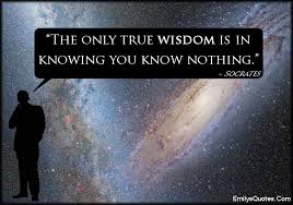 The only true wisdom is in knowing you know nothing | Popular ... via Relatably.com