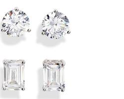 Set of 2 Cubic Zirconia Stud Earrings. Nordstrom