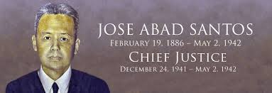 JOSE ABAD SANTOS | Official Gazette of the Republic of the Philippines - Banner-CJ-abad-santos